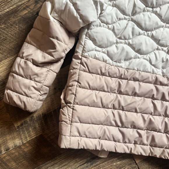 Columbia Kids Two-Tone Hooded Puffer Jacket - Pink & Cream - Picture 5 of 7